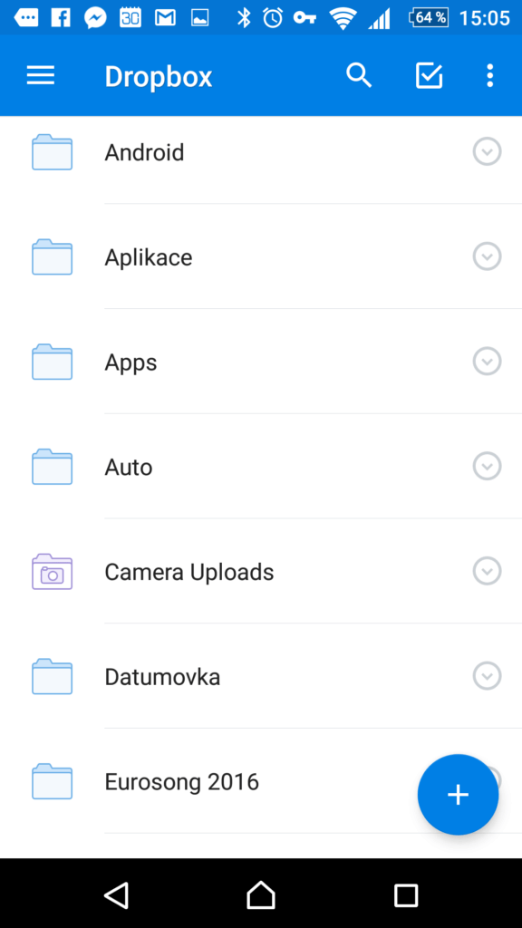 Dropbox: druhý v kategorii cloudová úložiště