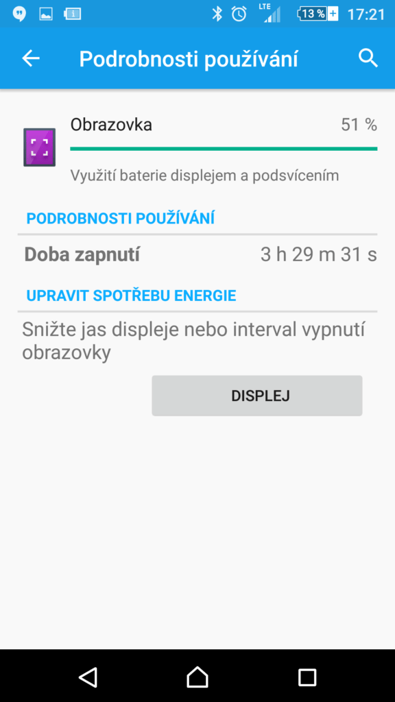 Sony Xperia Z5 výdrž na baterii