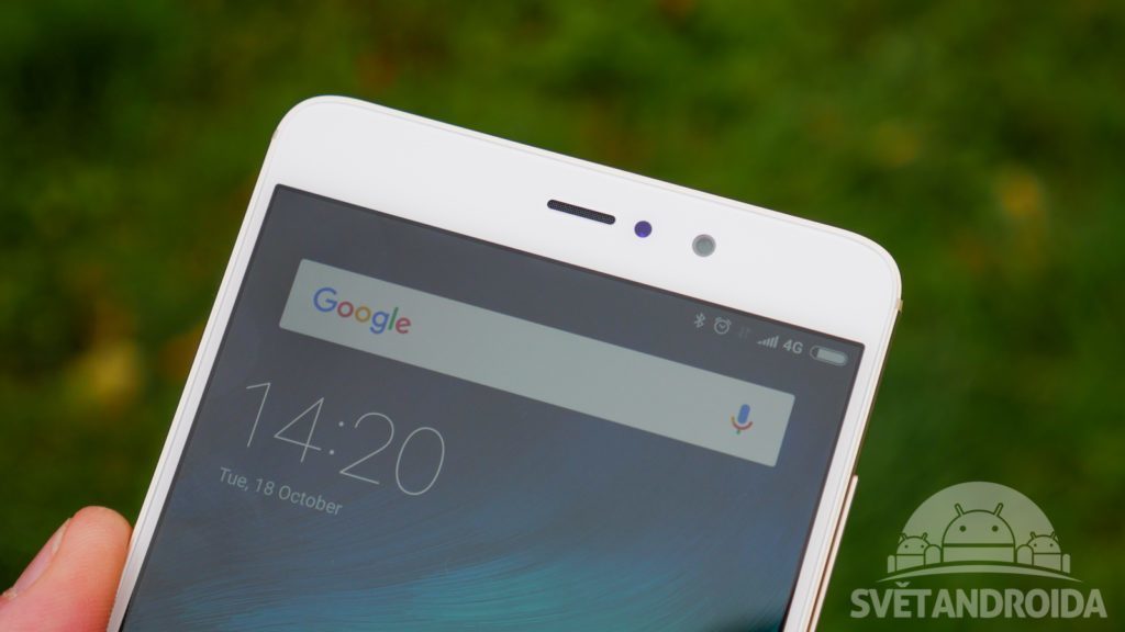 Xiaomi Mi5S Plus konstrukce horni cast displeje