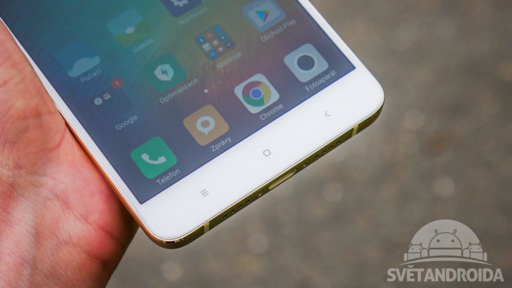 Xiaomi Mi5S Plus konstrukce tlacitka