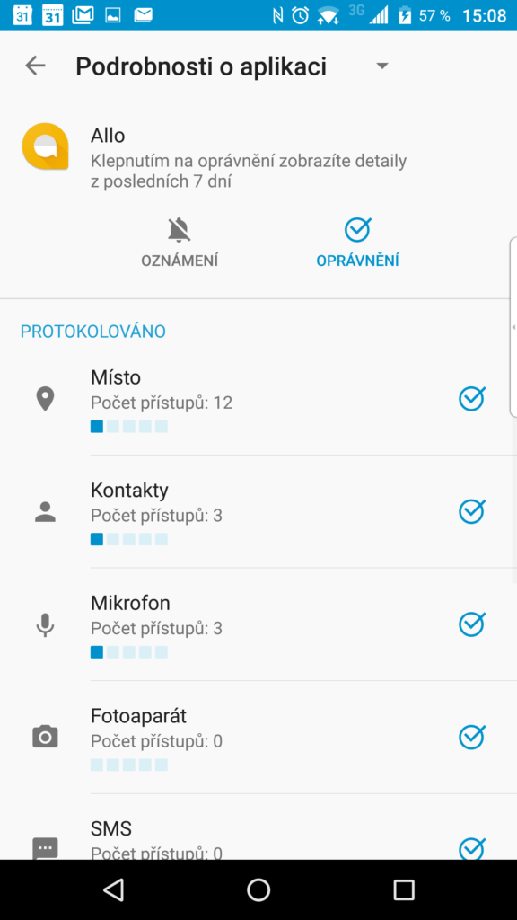 Podrobnosti o aplikaci