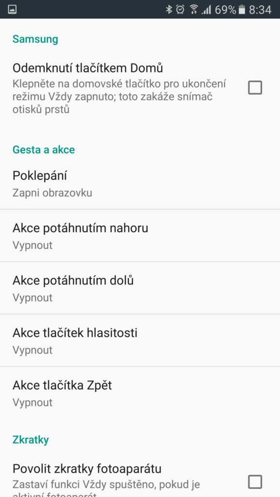 Aplikace Always On AMOLED 10