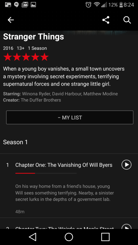 Netflix aplikace 3