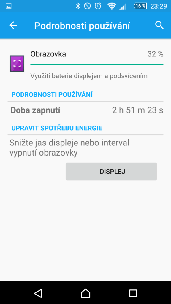 Sony Xperia Z5 Compact výdrž baterie 3