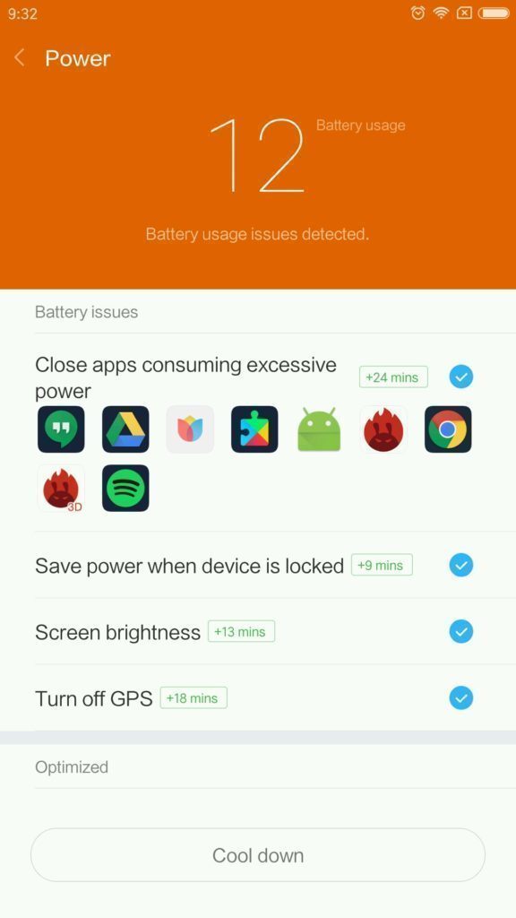 Xiaomi MI MIX baterie nastaveni 4