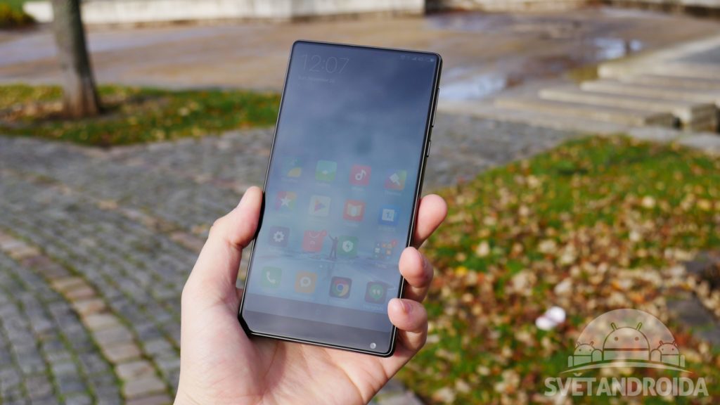 Xiaomi MI MIX konstrukce predni cast
