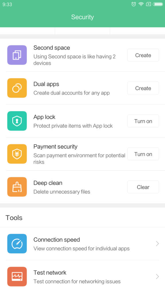 Xiaomi MI MIX system MIUI 8 7