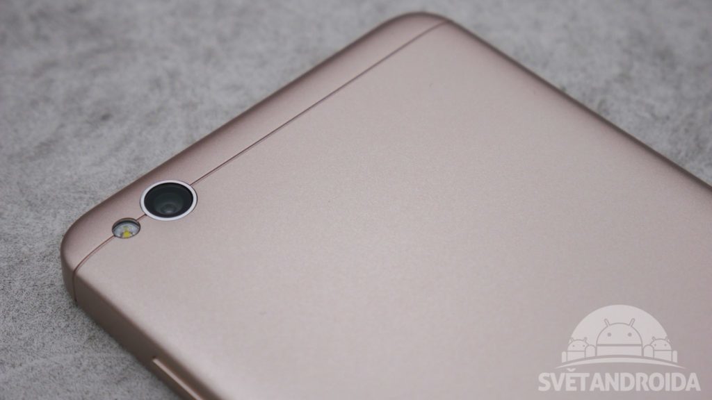 Xiaomi Redmi 4A konstrukce fotoaparat