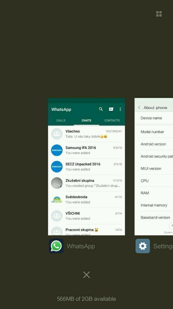 Xiaomi Redmi 4A system MIUI 4