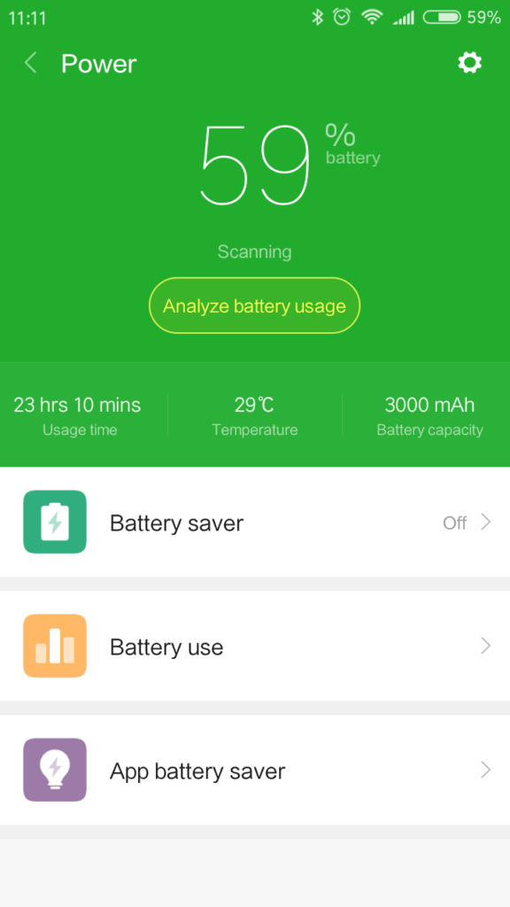 Xiaomi Redmi 4A system baterie 3