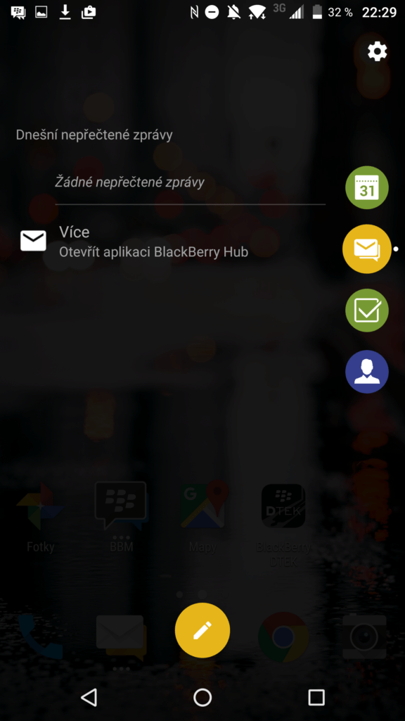 Karta produktivity: nepřečtené zprávy