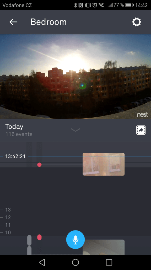Nest Cam Indoor aplikace 1