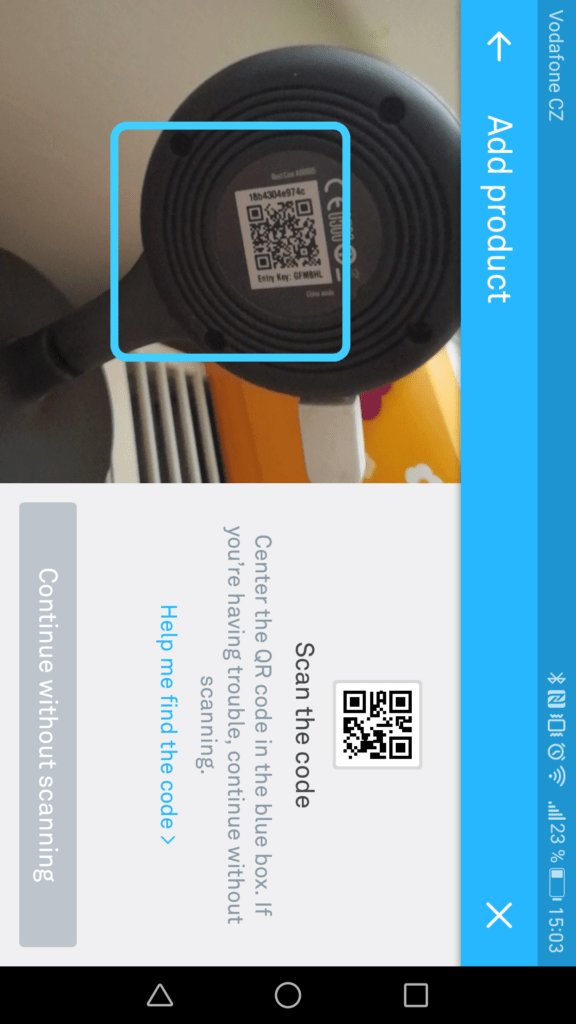 Nest Cam Indoor sparovani 4