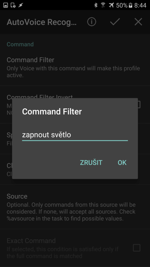 Philips Hue autovoice rozsviceni 3