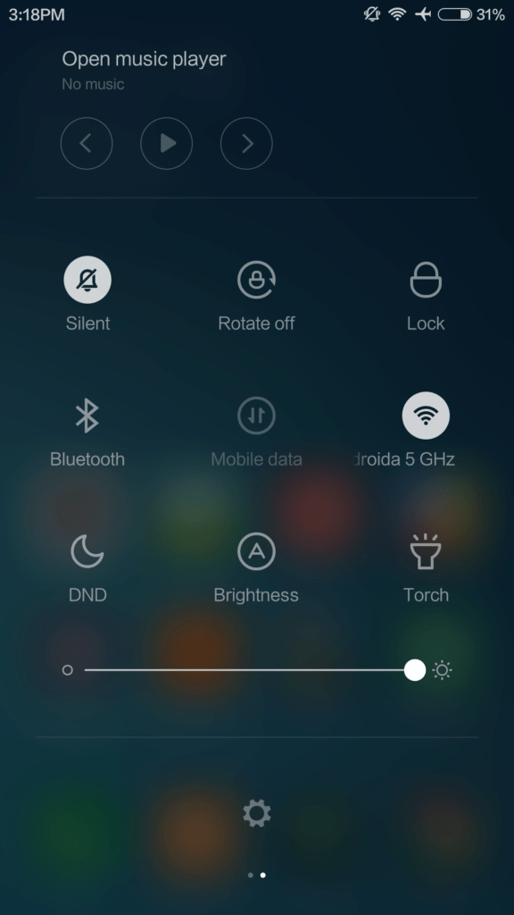 Xiaomi Redmi Note 3 systém notifikační lišta1