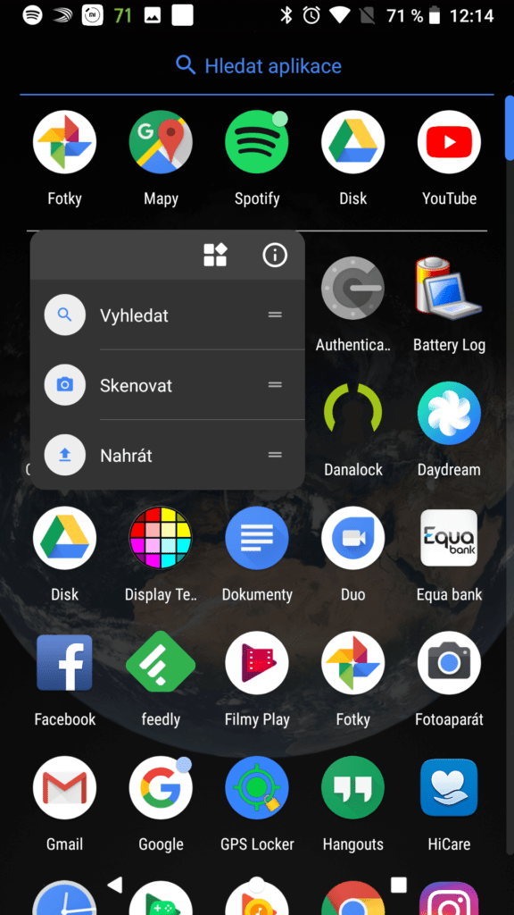 aplikace novy mobil android