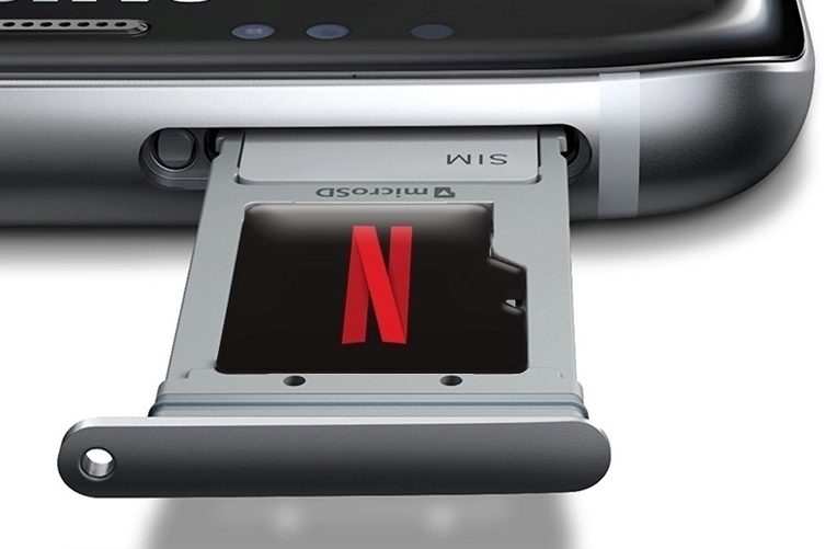 Aplikace Netflix MicroSD náhleďák