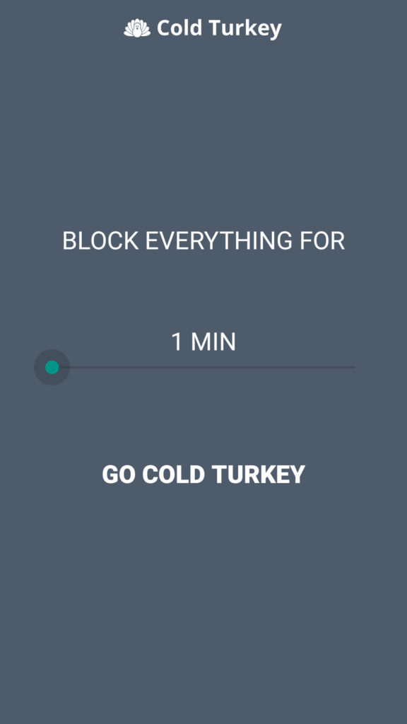 Nastavení času blokace