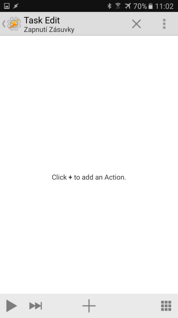 Tasker IFTTT pravidlo 2