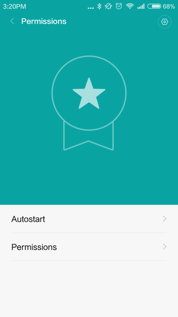 Xiaomi Redmi 3 systém správce zabezpečení 2