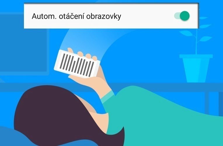 automaticke otaceni obrazovky hlasovacka ico