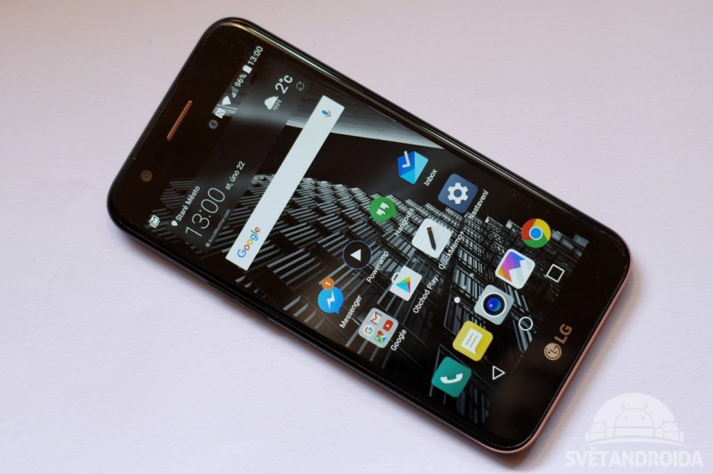 LG K10 2017 čelní strana
