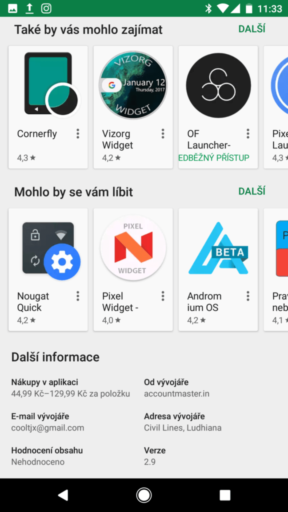 Obchod Play nový vzhled 17