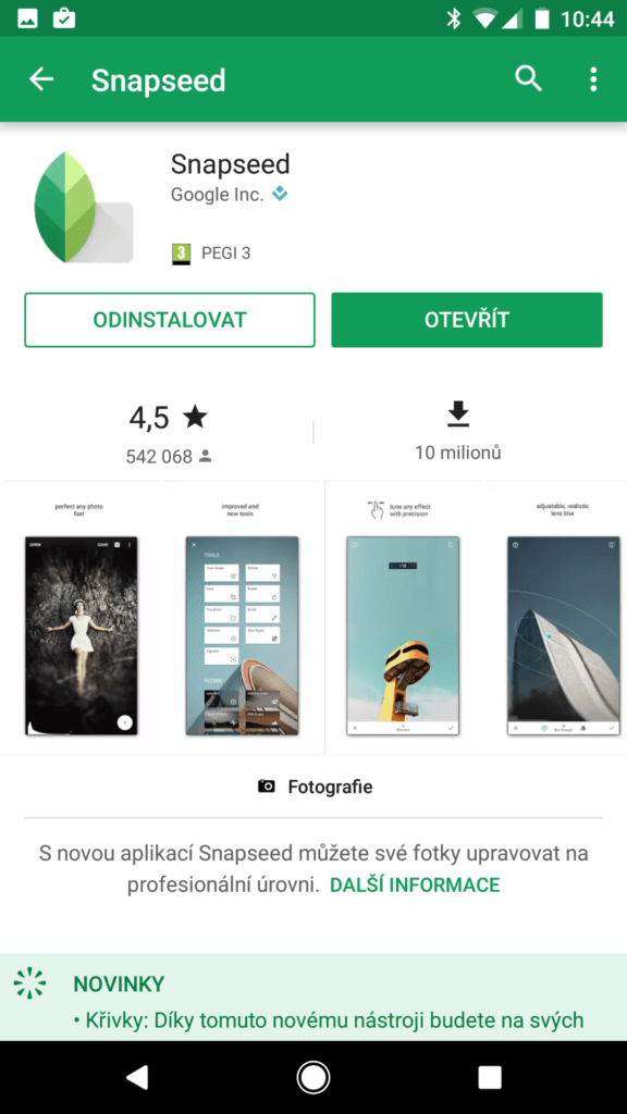Obchod Play nový vzhled 8