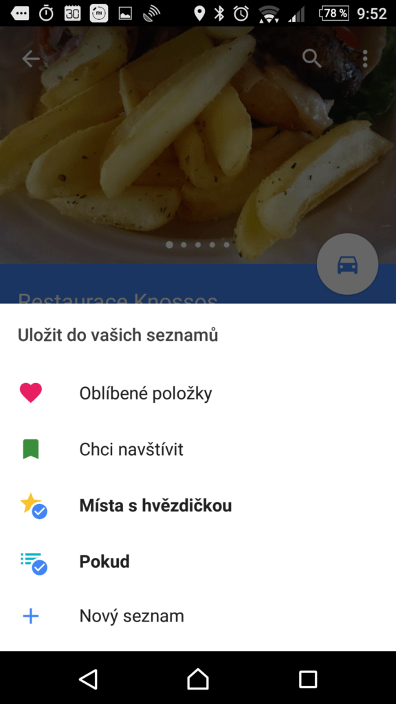 Nabízené seznamy