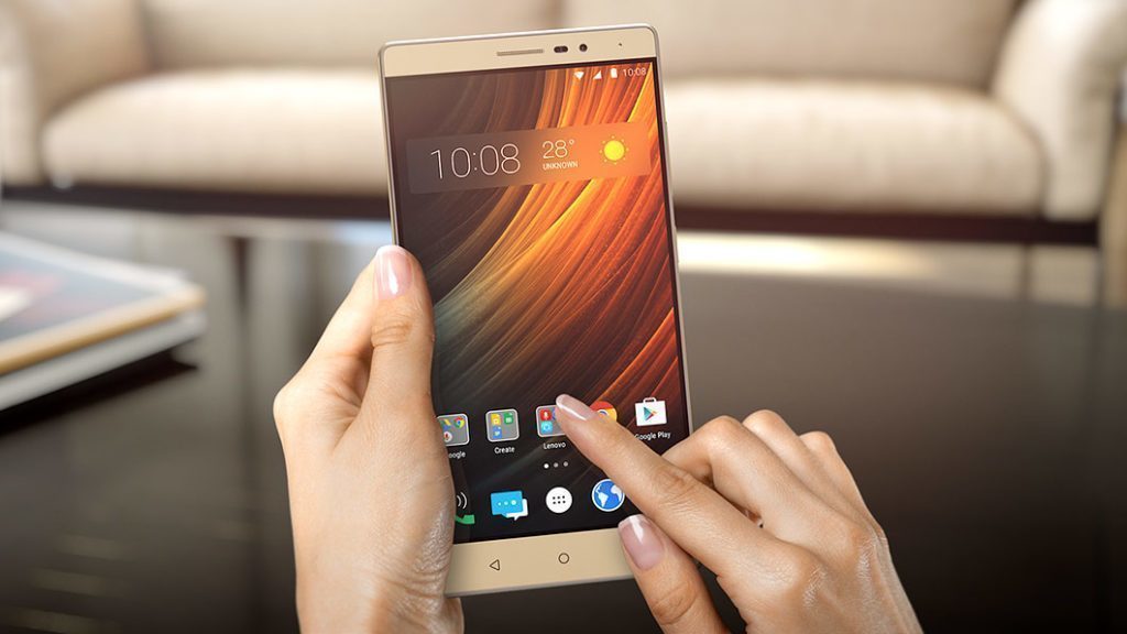 lenovo smartphone phab 2 predni strana