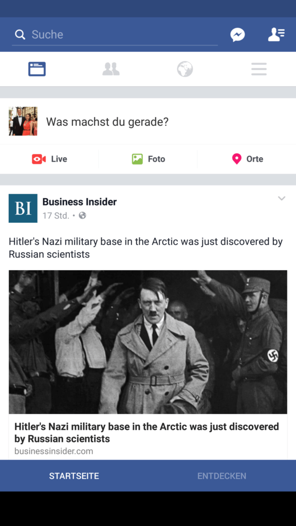 Facebook testuje spodní navigační panel