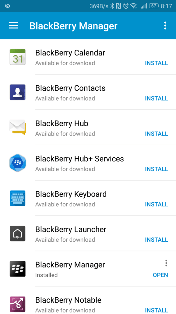 BlackBerry Privacy Shade 7