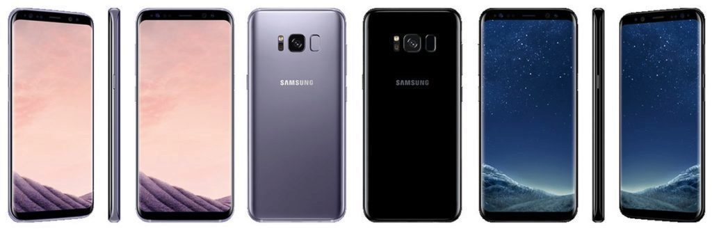 Galaxy S8 barvy