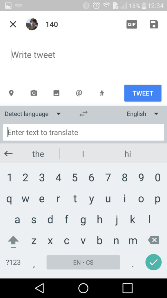 Gboard prekladac 2