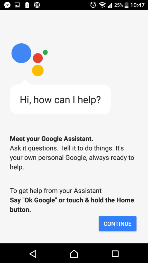 Google Assistant Sony Xperia 1