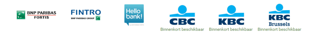 Platby mobilem fungující banky v Belgii