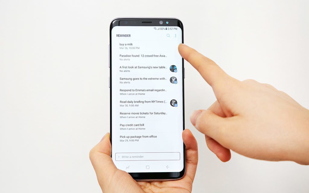 Samsung Galaxy S8 Bixby 1