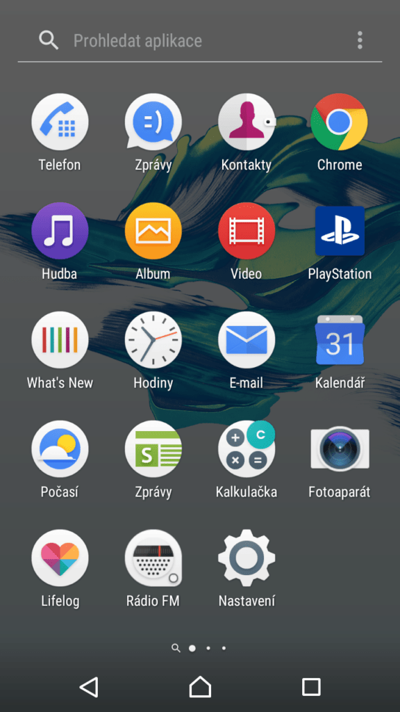 Sony Xperia X Compact prostredi 3