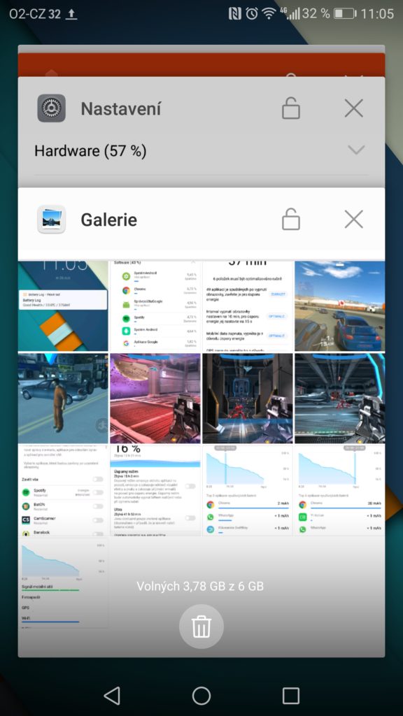 Honor 8 Pro system multitasking