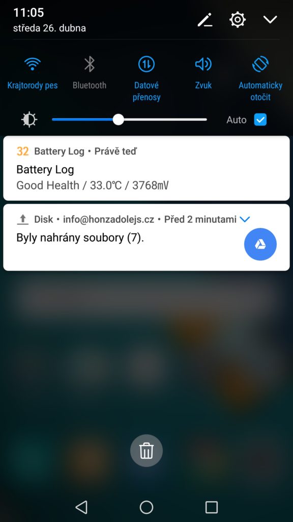 Honor 8 Pro system notifikacni lista 1