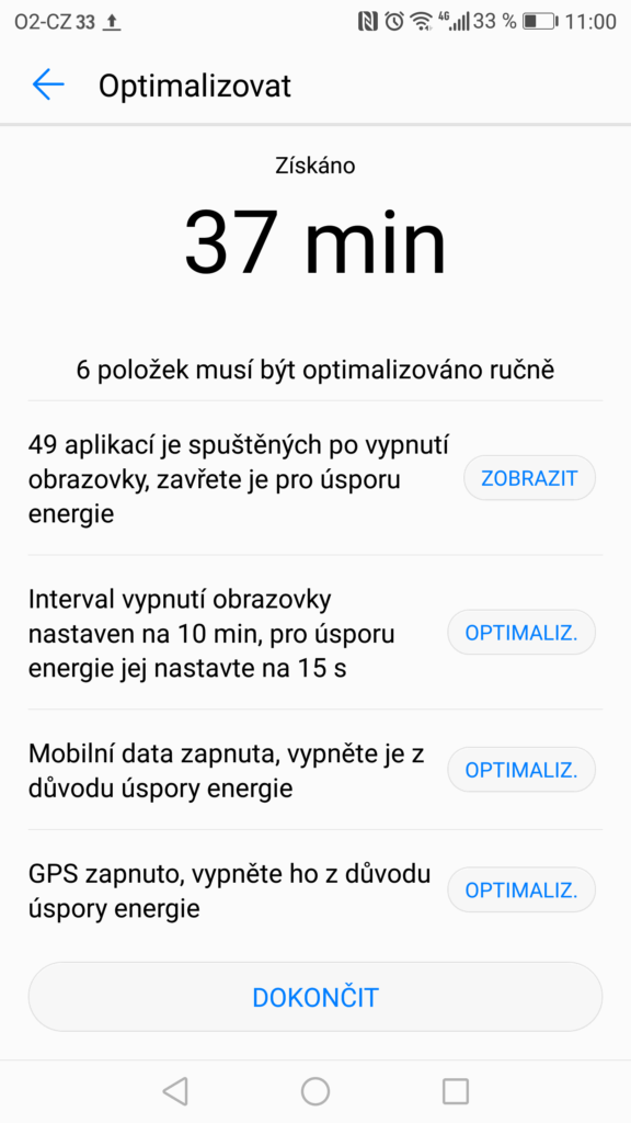 Honor 8 Pro vydrz baterie nastaveni 4
