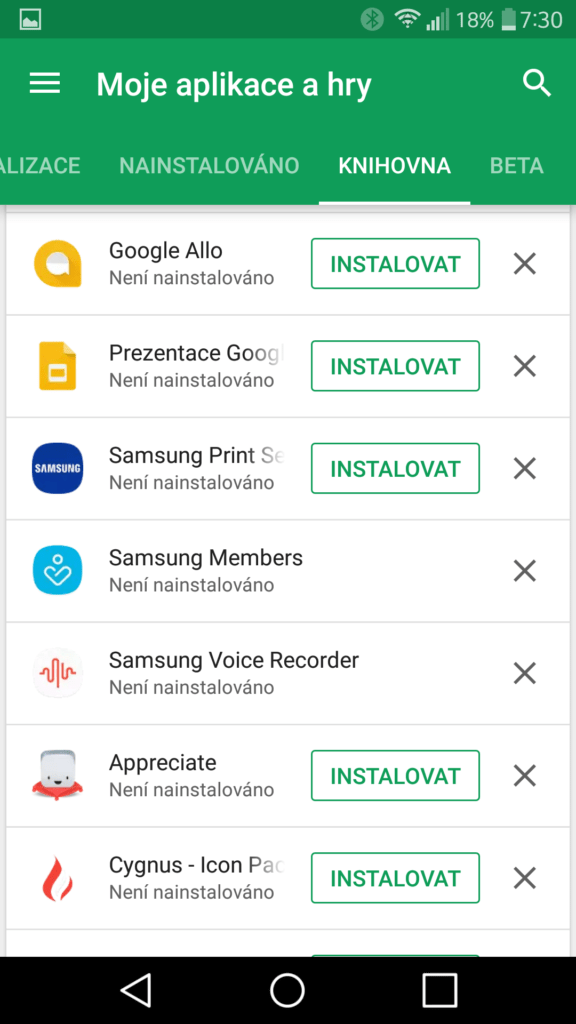 Moje aplikace Google Play 4