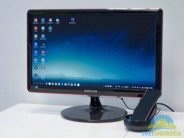 Samsung Dex konstrukce pripojeno