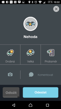 Hlášení zajistí rychlejší pomoc při nehodě