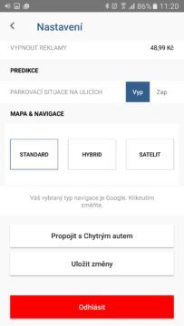 T Mobile chytre auto aplikace eparkomat 2