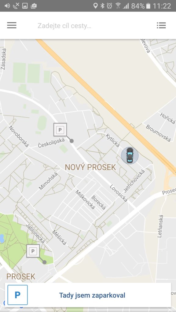 T Mobile chytre auto aplikace poloha 2