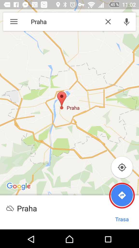 Potvrďte cíl cesty