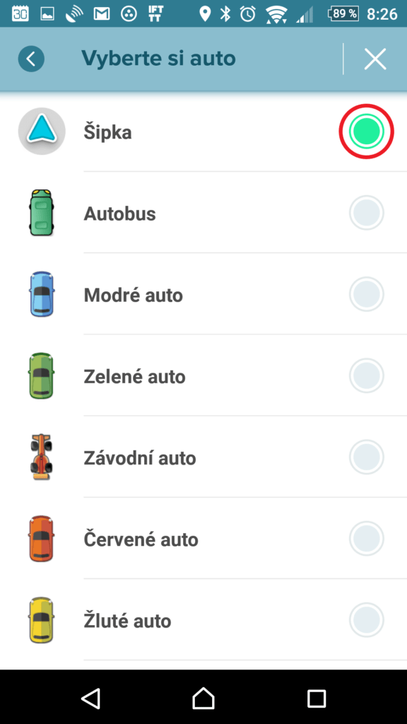 Vyberte si autíčko podle svého gusta
