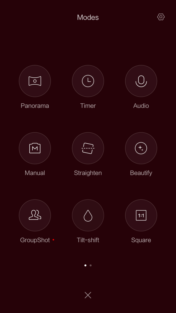Xiaomi Mi6 system aplikace fotoaparatu 3