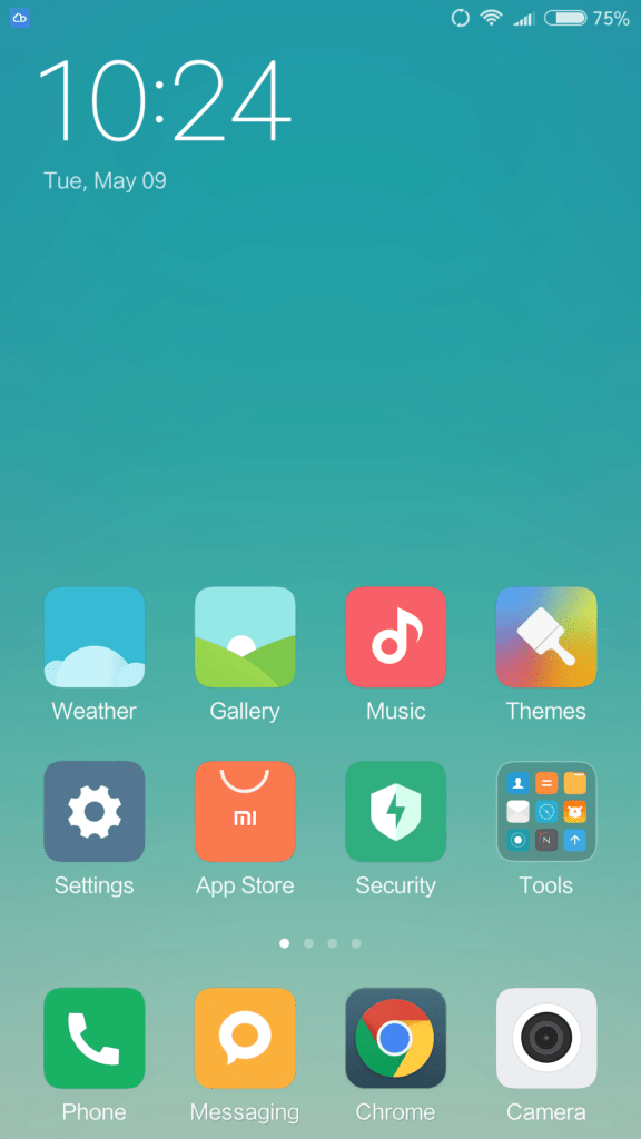Xiaomi Mi6 system homescreen 2